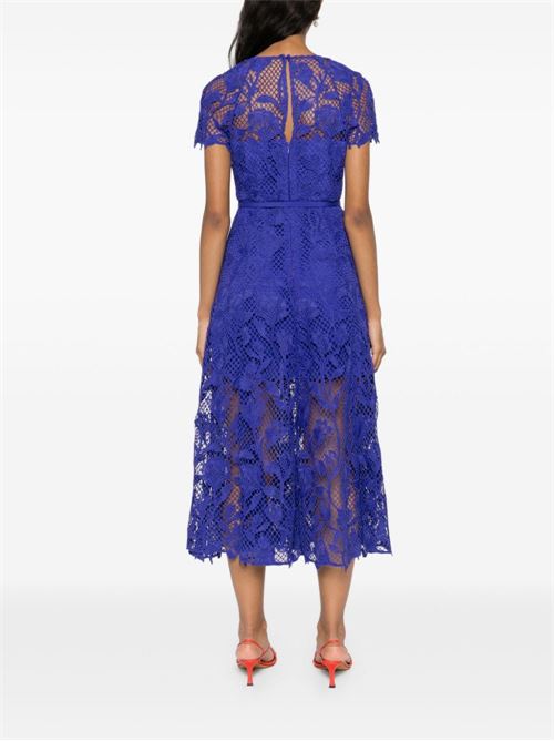 Lace midi dress SELF PORTRAIT | PF24011MBLUE